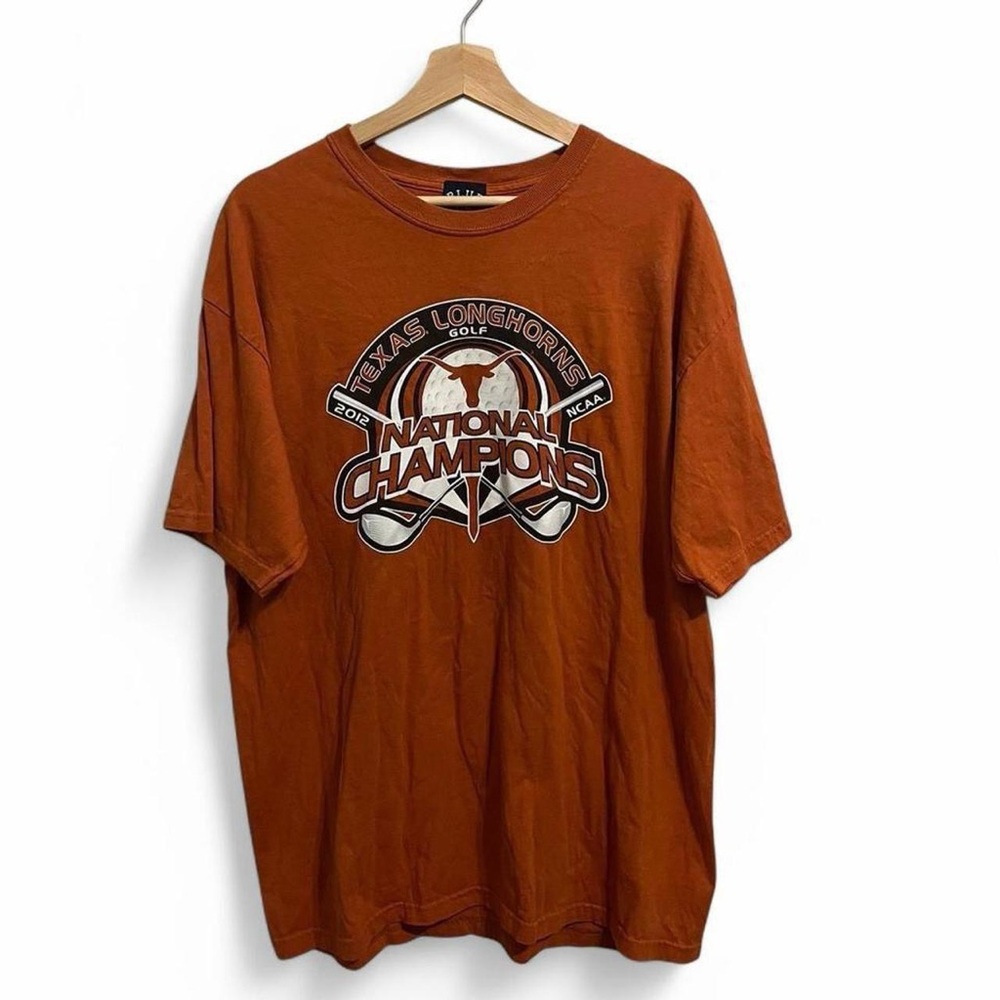 Texas Longhorns National Golf Champions orange T shirt